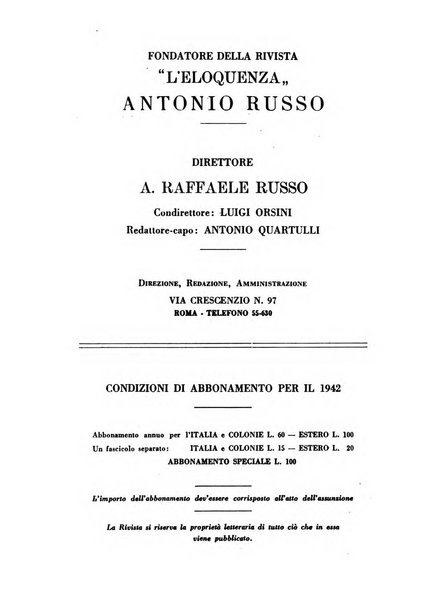 L'eloquenza antologia, critica, cronaca