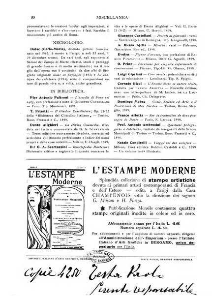 Emporium rivista mensile illustrata d'arte, letteratura, scienze e varietà