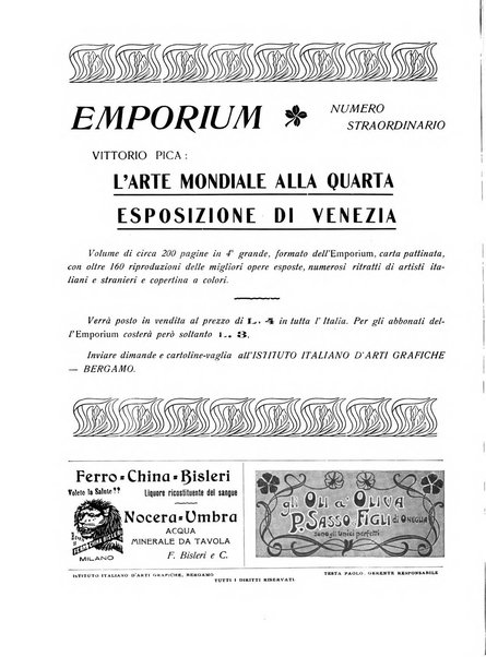 Emporium rivista mensile illustrata d'arte, letteratura, scienze e varietà