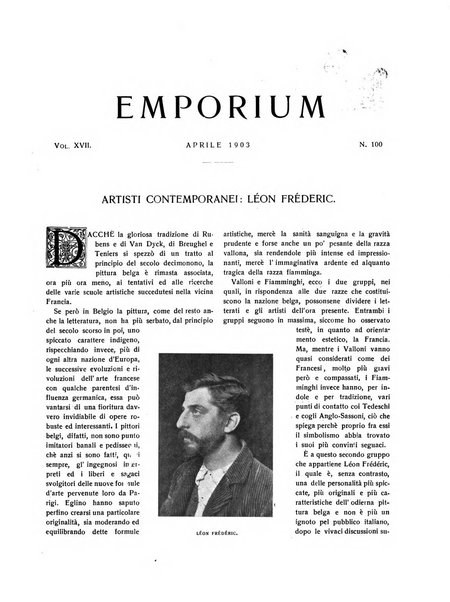 Emporium rivista mensile illustrata d'arte, letteratura, scienze e varietà