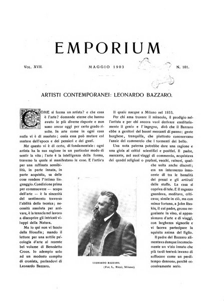 Emporium rivista mensile illustrata d'arte, letteratura, scienze e varietà