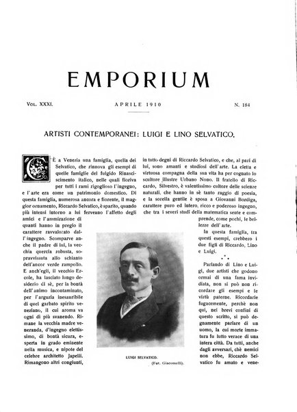 Emporium rivista mensile illustrata d'arte, letteratura, scienze e varietà