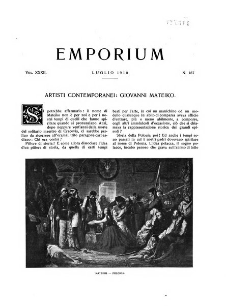 Emporium rivista mensile illustrata d'arte, letteratura, scienze e varietà