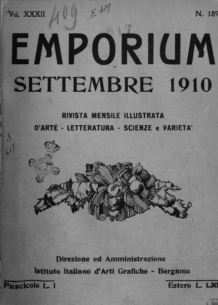 Emporium rivista mensile illustrata d'arte, letteratura, scienze e varietà