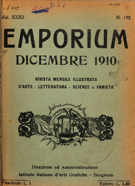 Emporium rivista mensile illustrata d'arte, letteratura, scienze e varietà