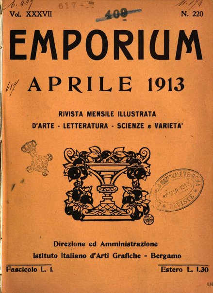 Emporium rivista mensile illustrata d'arte, letteratura, scienze e varietà