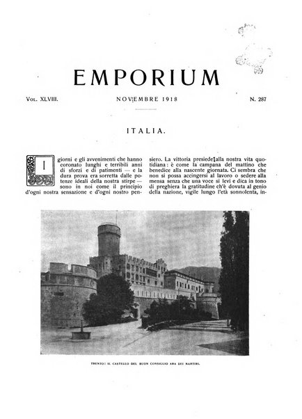 Emporium rivista mensile illustrata d'arte, letteratura, scienze e varietà