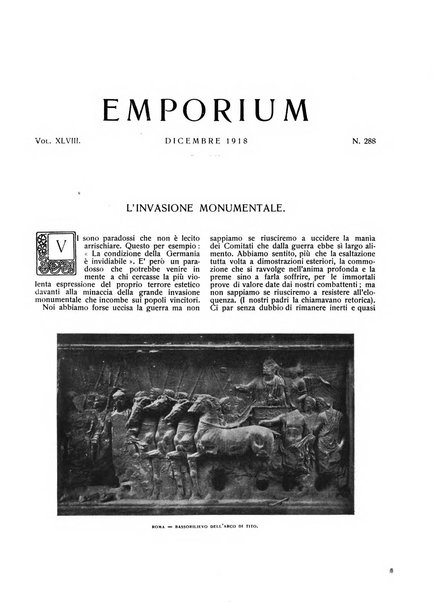 Emporium rivista mensile illustrata d'arte, letteratura, scienze e varietà