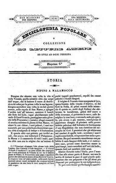 Enciclopedia popolare o collezione di letture amene ed utili ad ogni persona