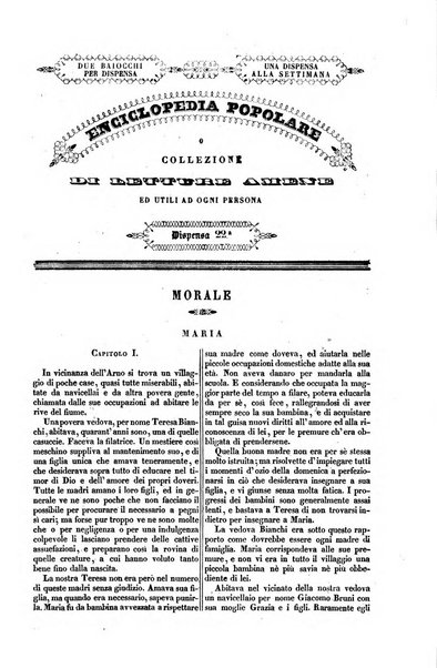 Enciclopedia popolare o collezione di letture amene ed utili ad ogni persona