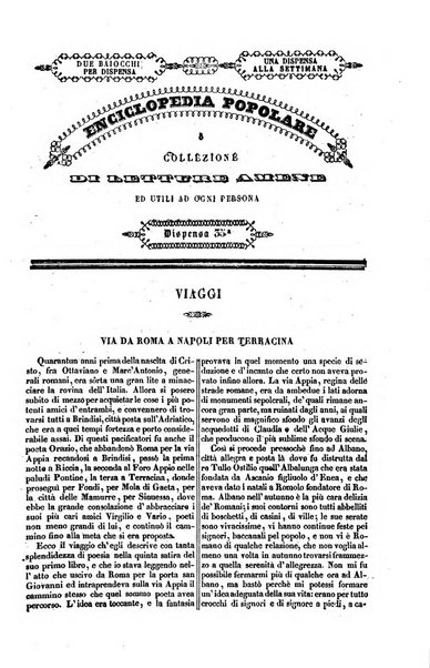 Enciclopedia popolare o collezione di letture amene ed utili ad ogni persona