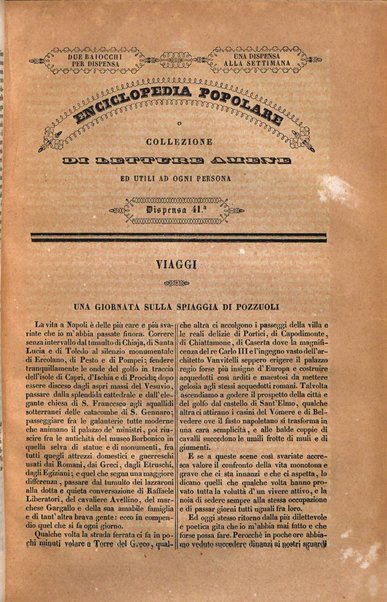 Enciclopedia popolare o collezione di letture amene ed utili ad ogni persona