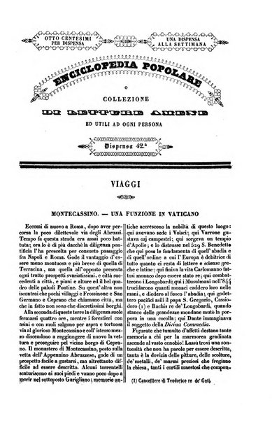 Enciclopedia popolare o collezione di letture amene ed utili ad ogni persona