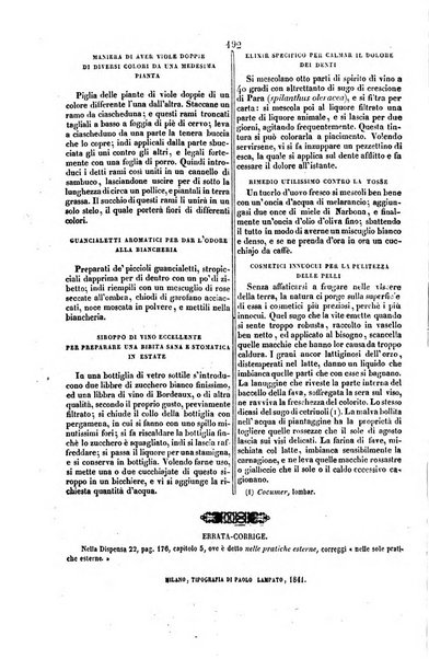 Enciclopedia popolare o collezione di letture amene ed utili ad ogni persona