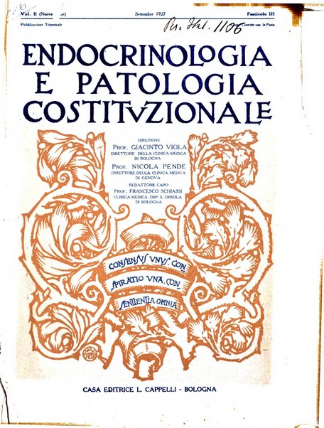 Endocrinologia e patologia costituzionale