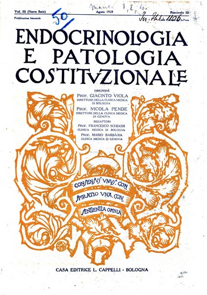 Endocrinologia e patologia costituzionale