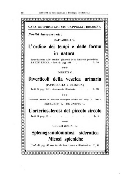 Endocrinologia e patologia costituzionale