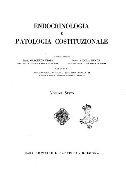 Endocrinologia e patologia costituzionale