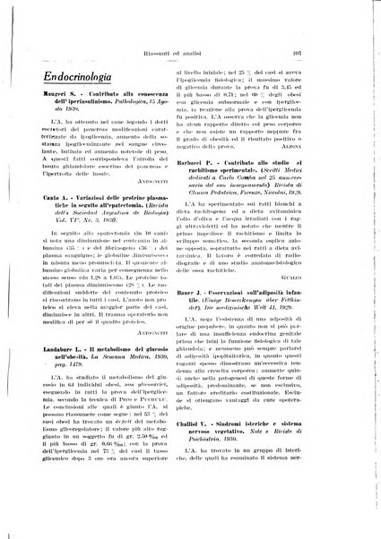 Endocrinologia e patologia costituzionale