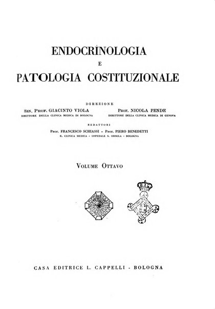 Endocrinologia e patologia costituzionale