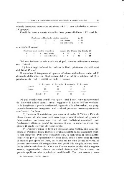 Endocrinologia e patologia costituzionale