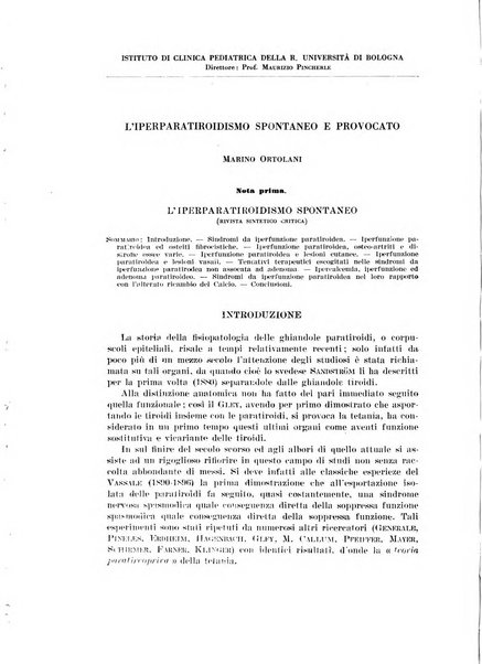 Endocrinologia e patologia costituzionale