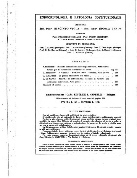 Endocrinologia e patologia costituzionale