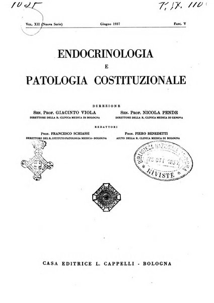 Endocrinologia e patologia costituzionale