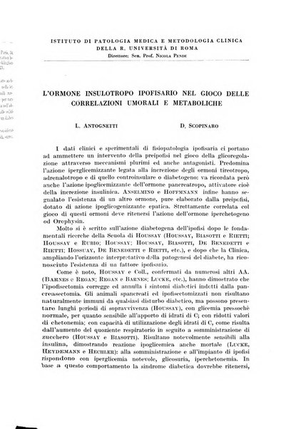 Endocrinologia e patologia costituzionale