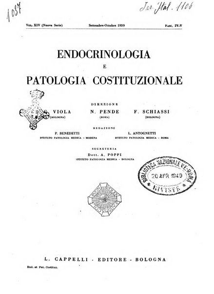 Endocrinologia e patologia costituzionale