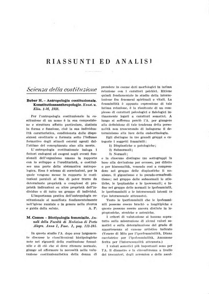 Endocrinologia e patologia costituzionale