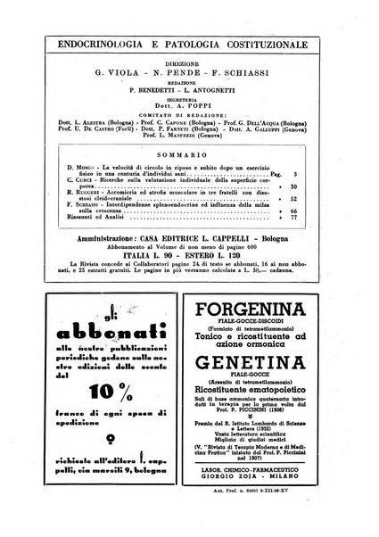 Endocrinologia e patologia costituzionale