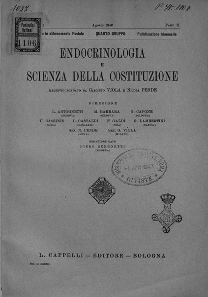 Endocrinologia e patologia costituzionale