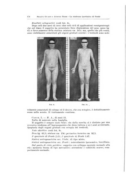 Endocrinologia e patologia costituzionale