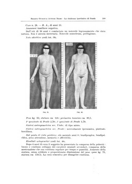 Endocrinologia e patologia costituzionale