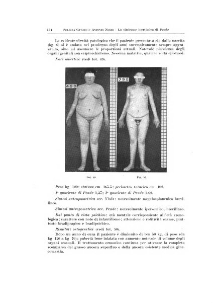 Endocrinologia e patologia costituzionale