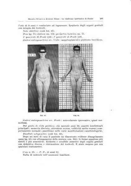 Endocrinologia e patologia costituzionale