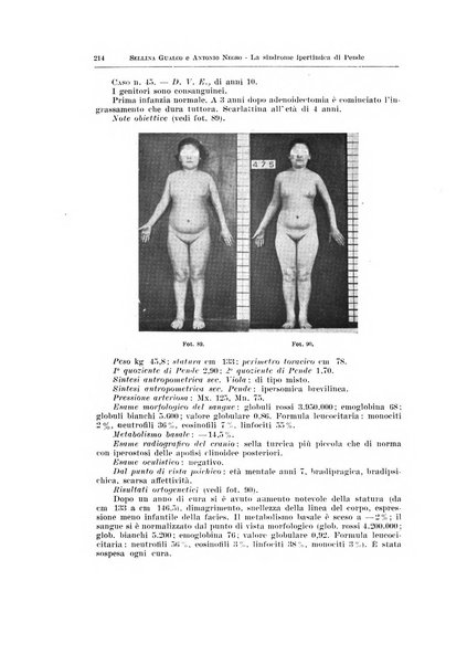 Endocrinologia e patologia costituzionale