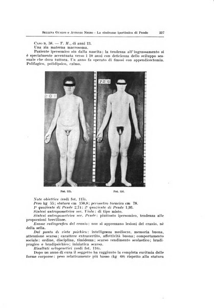 Endocrinologia e patologia costituzionale