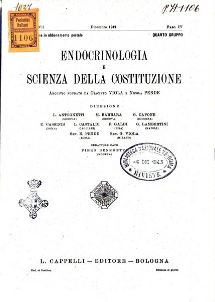 Endocrinologia e patologia costituzionale