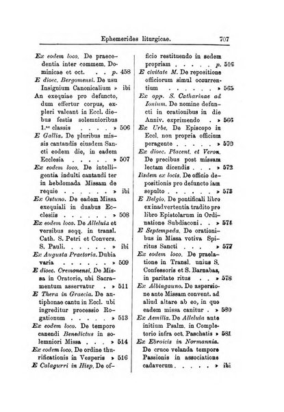 Ephemerides liturgicae