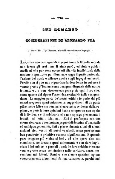 L'Eridano rivista scientifico-letteraria