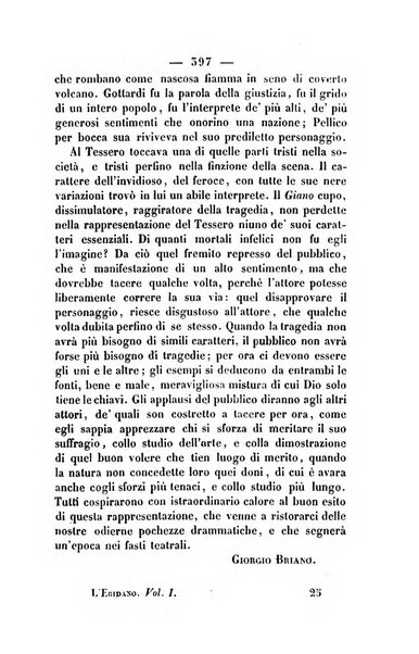 L'Eridano rivista scientifico-letteraria