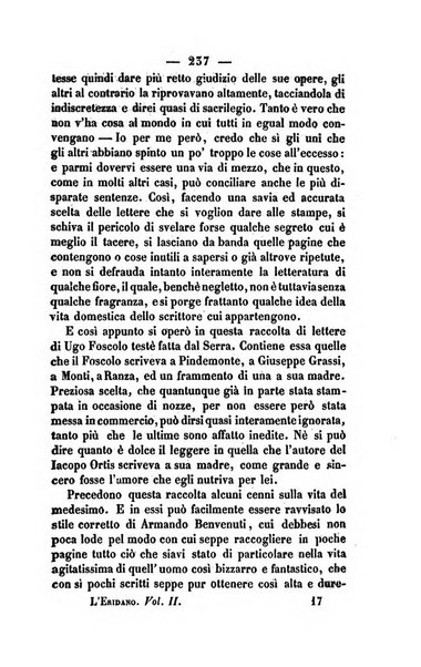 L'Eridano rivista scientifico-letteraria