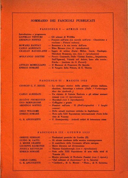 L'esame rivista mensile di coltura e d'arte