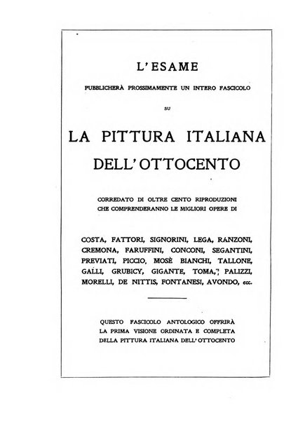 L'esame rivista mensile di coltura e d'arte