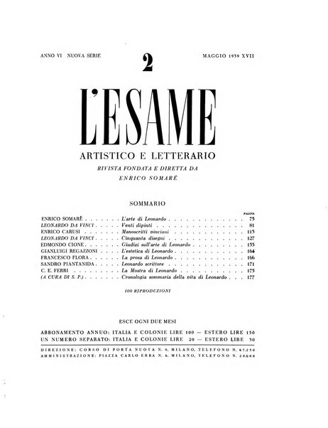 L'esame artistico e letterario rivista mensile