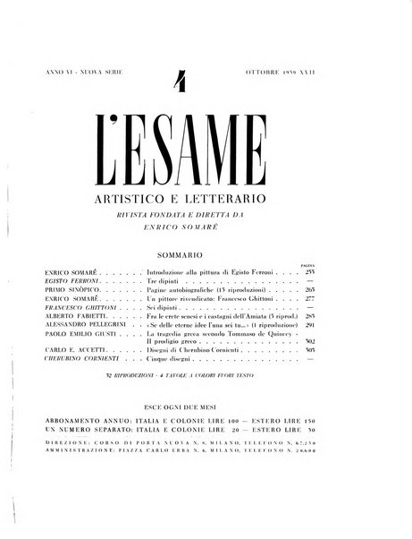 L'esame artistico e letterario rivista mensile