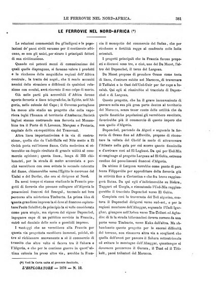 L'esploratore giornale di viaggi e di geografia commerciale