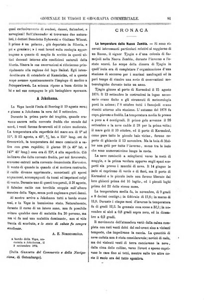 L'esploratore giornale di viaggi e di geografia commerciale